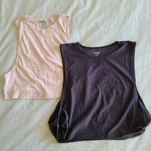 Forever 21 Old Navy Cropped Muscle Tee Bundle